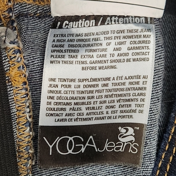 Second Yoga Jeans -jeggins  High Rise Skinny jeans dark wash size 28 - Like new! - Picture 6 of 12